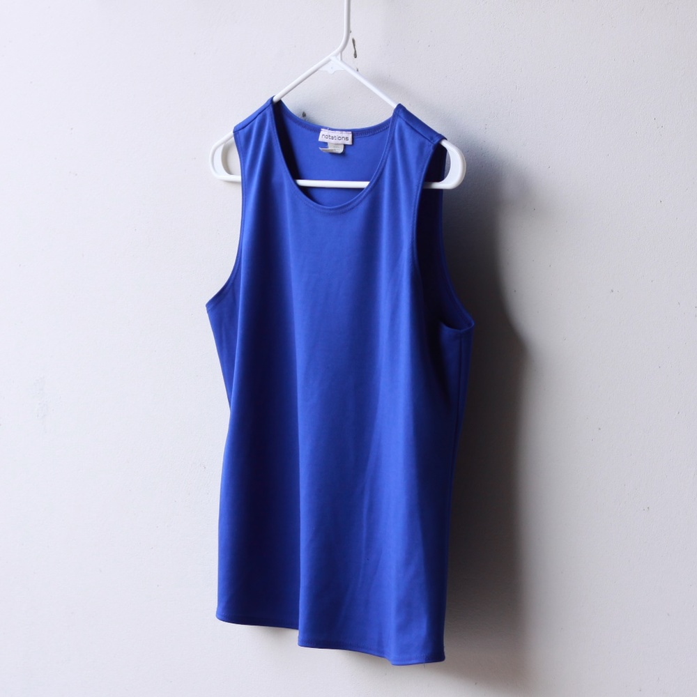 Notaions royal blue blouse